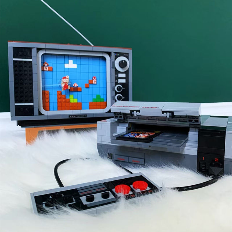 Retro Gaming Lego - Console di Gioco Super NES per