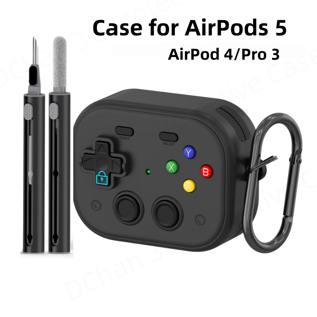 Retro Gaming Kit - Custodia per AirPods 5 2026, Custodia