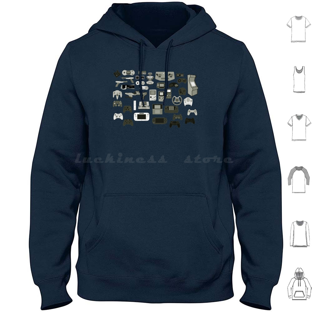 Retro Gaming Guy - Felpe con cappuccio Self Control Manica