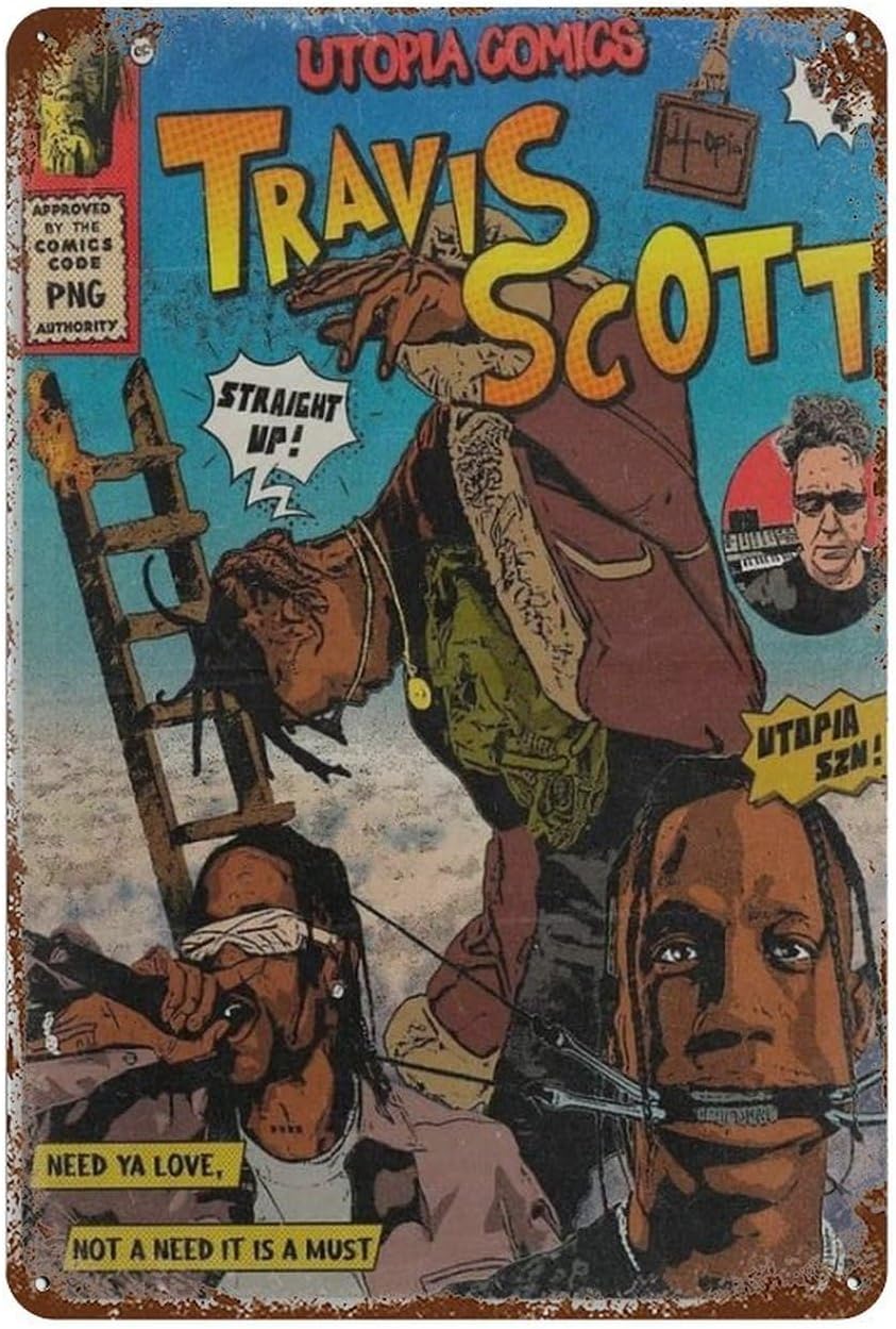 Poster Travis-Scott Vintage pe - Retro Gaming Pictures recensione e prezzo