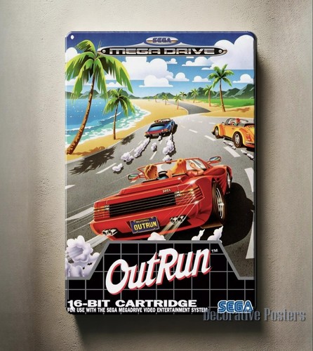 Outrun Mega Drive Retro Video  - Retro Gaming Pictures recensione e prezzo