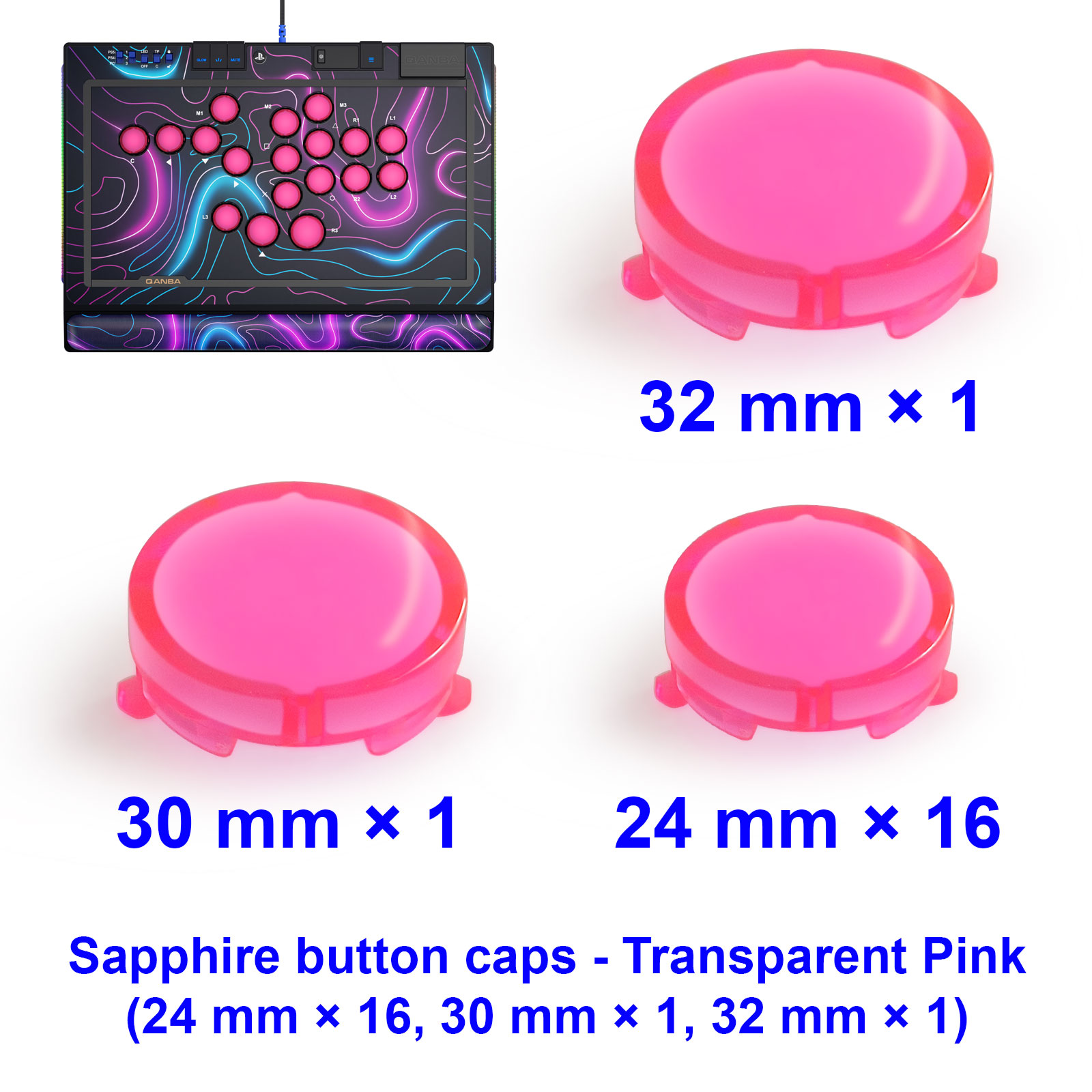 QANBA SAPPHIRE S1 Cappucci per - Arcade Stick Joystick recensione e prezzo