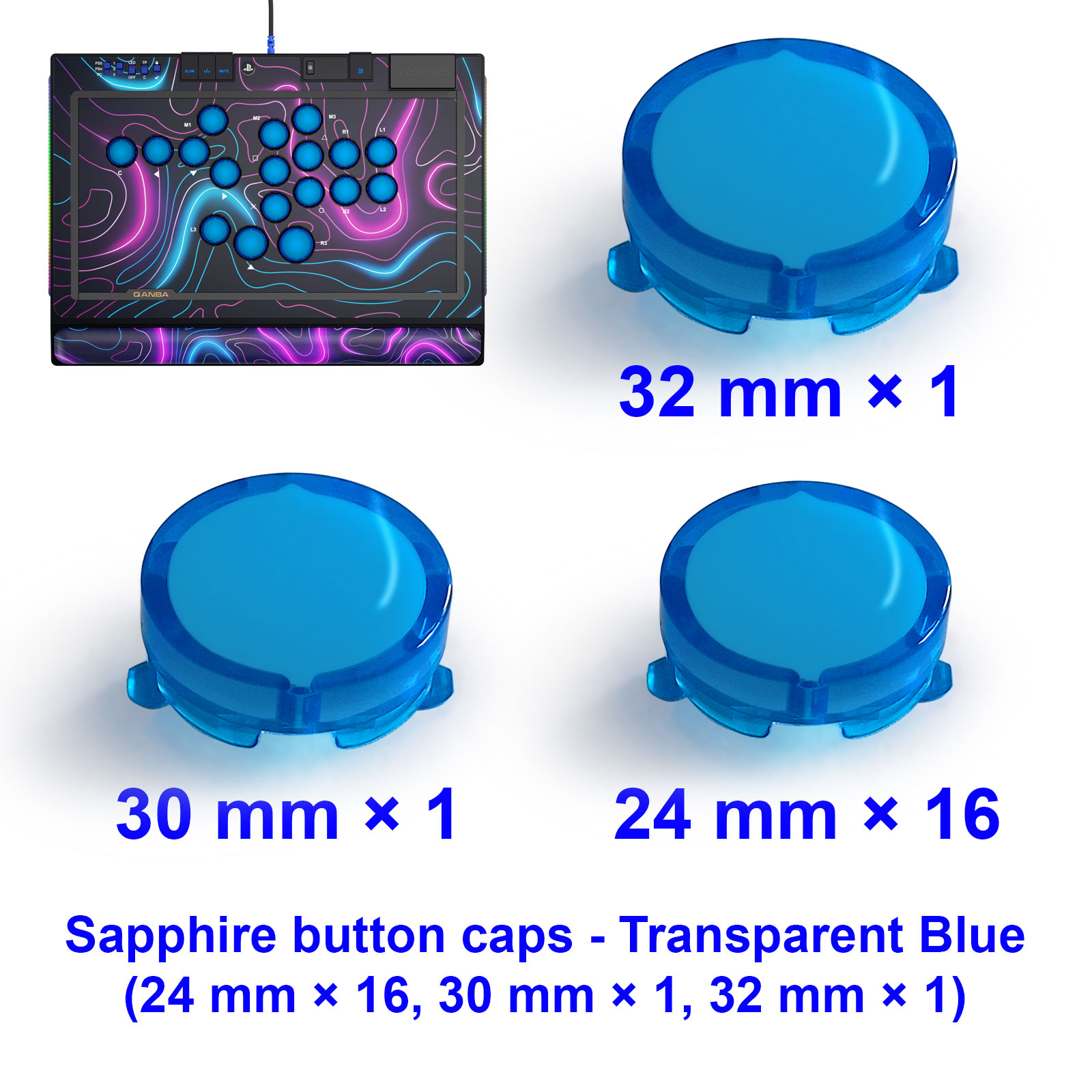 QANBA SAPPHIRE S1 Cappucci per - Arcade Stick Joystick recensione e prezzo