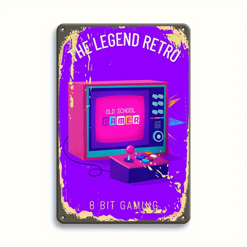 Insegna in Metallo Retrò per G - Retro Gaming Room recensione e prezzo