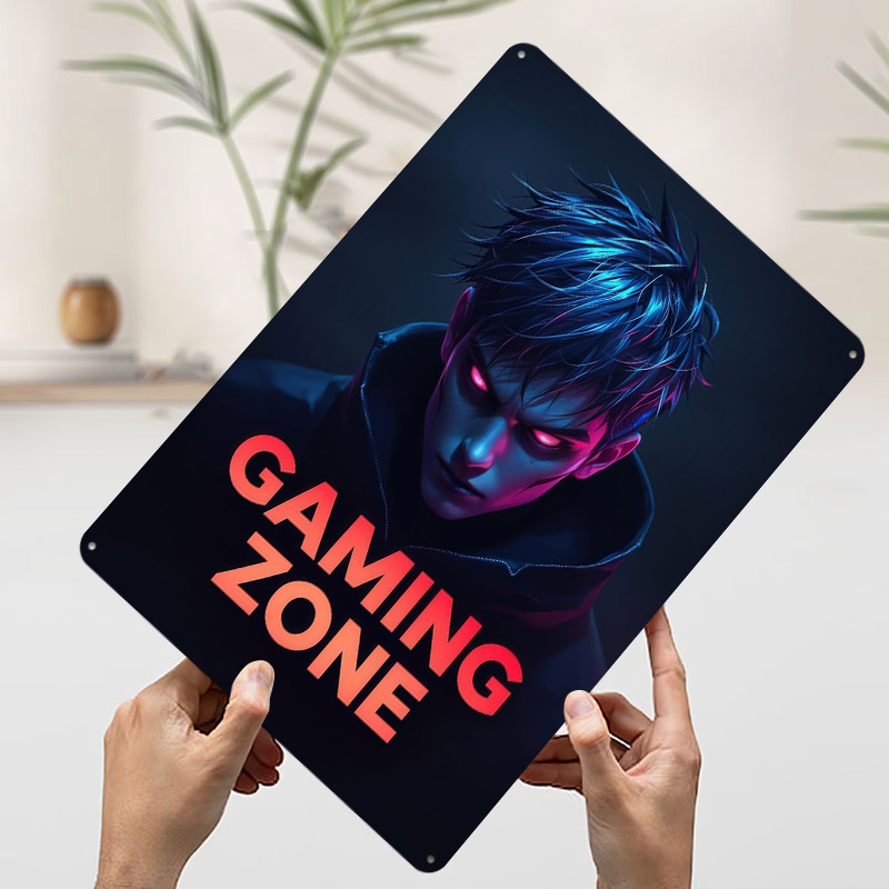 Targa in Metallo Personalizzat - Retro Gaming Zone recensione e prezzo