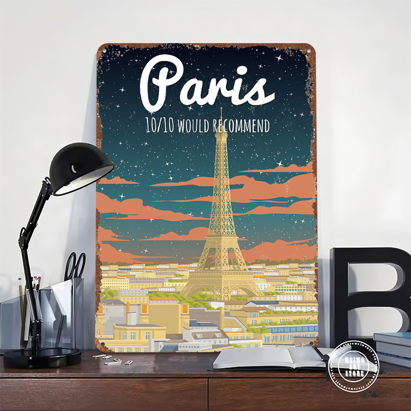 Targa in Metallo Vintage Perso - Retro Gaming Paris recensione e prezzo